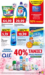 Gazetka promocyjna Lidl - GAZETKA - Gazetka - ważna od 11.03 do 11.03.2023 - strona 51 - produkty: Tablet, Płyn nabłyszczający, Zmywarki, Ariel, Kapsułki do prania, Tabletki do zmywarki