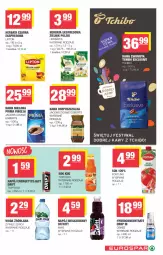 Gazetka promocyjna Spar - EuroSpar - Gazetka - ważna od 15.10 do 15.10.2025 - strona 13 - produkty: Tchibo, Torebka, Kawa rozpuszczalna, Top, Sok, Gin, Kawa ziarnista, Kawa mielona, Kawa, Herbata czarna, LANA, Fortuna, Lipton, Prima, Oshee, Napój niegazowany, Jacobs, Woda, Herbata, Napój, Herbapol