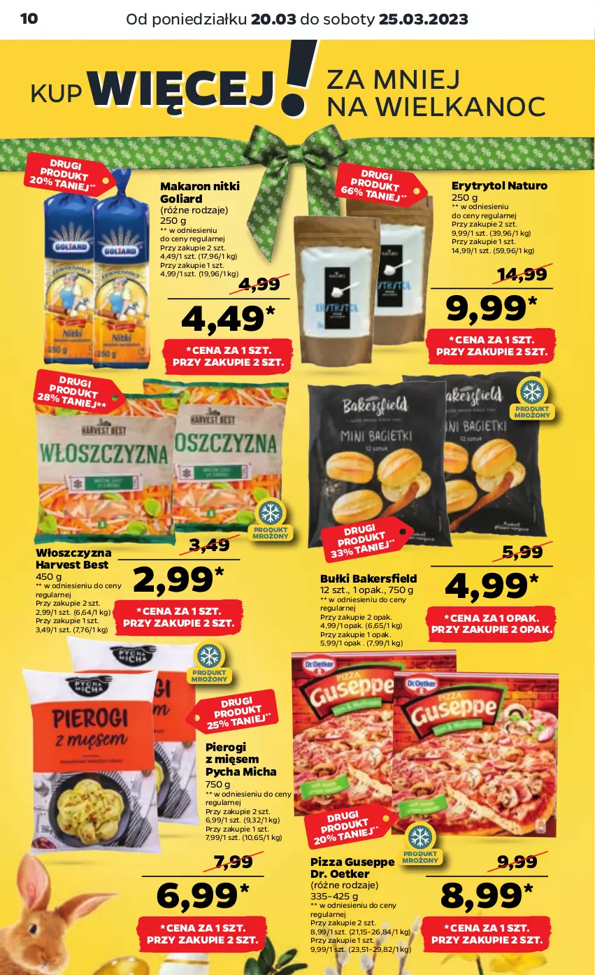 Gazetka promocyjna Netto - Artykuły spożywcze - ważna 20.03 do 25.03.2023 - strona 10 - produkty: Dr. Oetker, Goliard, Makaron, Pierogi, Pizza