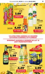 Gazetka promocyjna Netto - Artykuły spożywcze - Gazetka - ważna od 25.03 do 25.03.2023 - strona 15 - produkty: Piwa, Piwo, Sok, Gra, Somersby, Kaktus, Truskawki, Cytryny, Tatra, Tymbark, Owoce, Woda, Mango