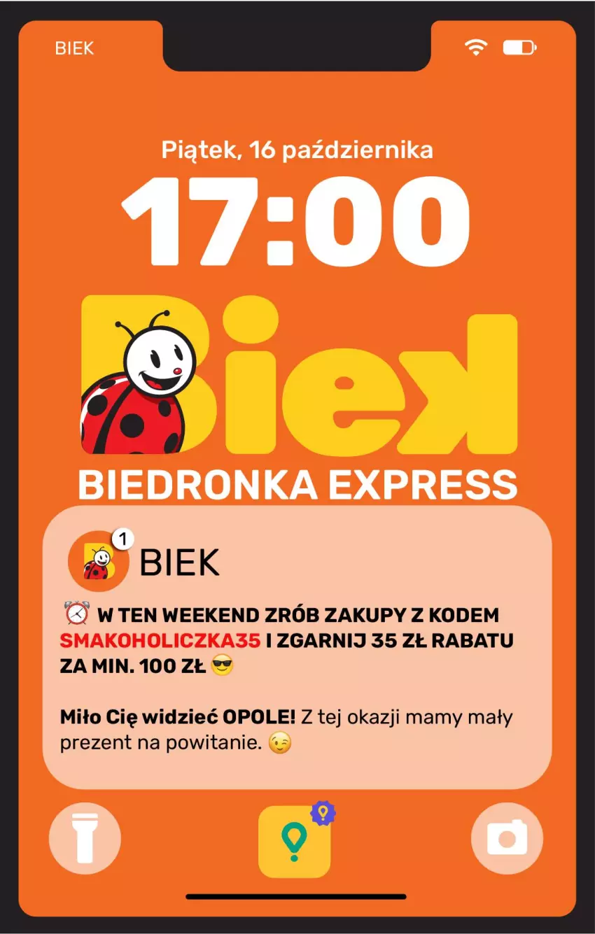 Gazetka promocyjna Biedronka - BIEK - ważna 16.10 do 23.10.2026 - strona 1 - produkty: Ole!