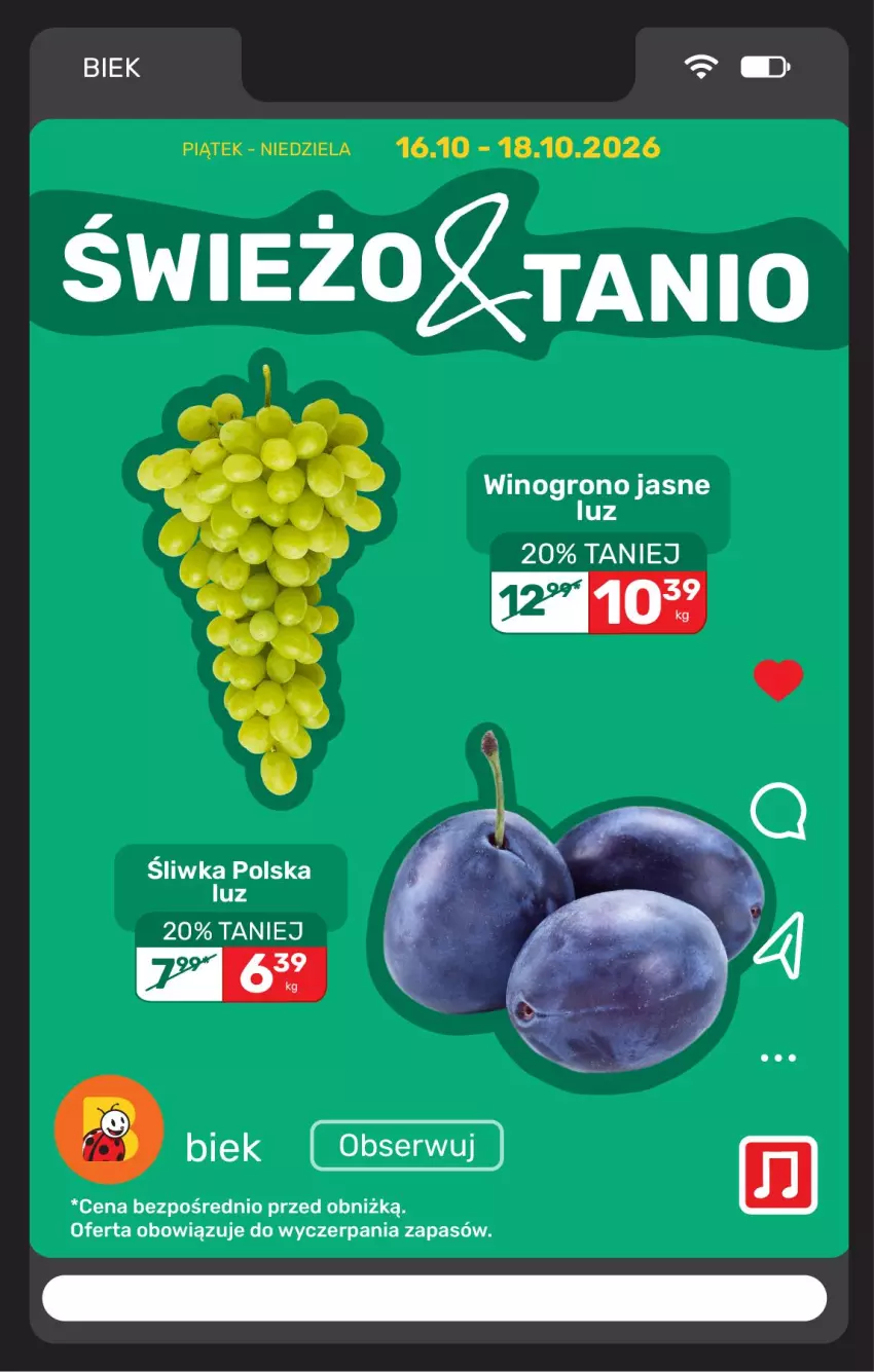 Gazetka promocyjna Biedronka - BIEK - ważna 16.10 do 23.10.2026 - strona 10 - produkty: Wino