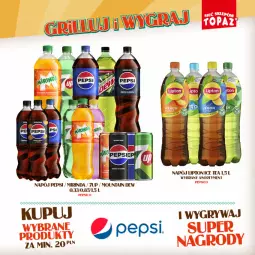 Gazetka promocyjna Topaz - Gazetka - Gazetka - ważna od 09.06 do 09.06.2024 - strona 45 - produkty: Gry, Ice tea, Mirinda, Dada, Pepsi, Lipton, Napój