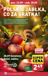 Gazetka promocyjna Aldi - Pełna oferta - Gazetka - ważna od 28.09 do 28.09.2024 - strona 4 - produkty: Jabłka