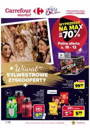 Gazetka promocyjna Carrefour - Gazetka Market - Gazetka - ważna od 31.12 do 31.12.2022 - strona 1 - produkty: Wyrzutnia, Coca-Cola, Fanta, Sprite, Napój, Strzałów, Fa