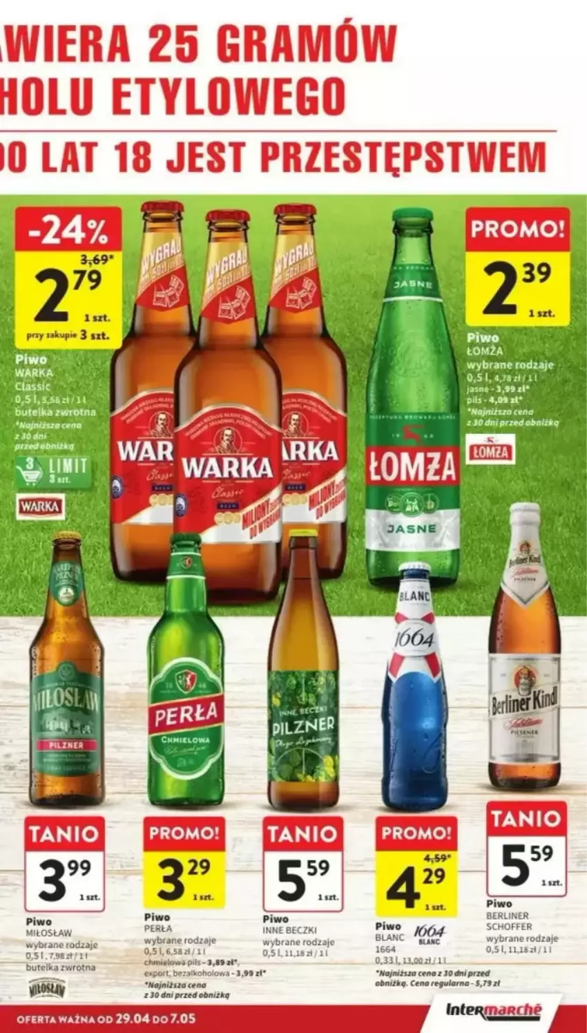 Gazetka promocyjna Intermarche - ważna 29.04 do 07.05.2025 - strona 11 - produkty: AEG, Fa, Perła, Piwo, Por