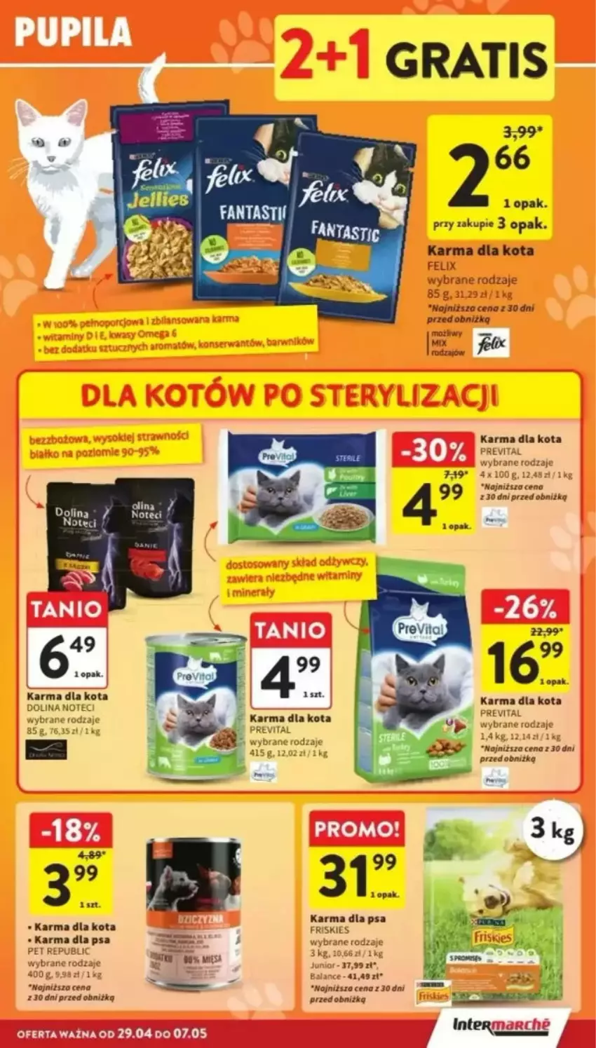 Gazetka promocyjna Intermarche - ważna 29.04 do 07.05.2025 - strona 33 - produkty: Fa, Fanta, Felix, Friskies, Gra, Orka