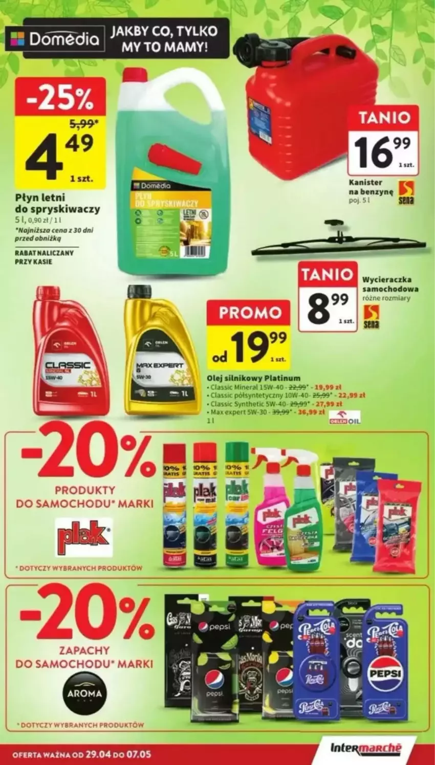 Gazetka promocyjna Intermarche - ważna 29.04 do 07.05.2025 - strona 36 - produkty: Olej, Olej silnikowy, Wycieraczka
