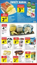 Gazetka promocyjna Intermarche - Gazetka - ważna od 07.05 do 07.05.2025 - strona 21 - produkty: Ser, Gra, Danone, Borówka, Twaróg, Królewski, Granat, Kiwi, Activia, Fanta, Ser pleśniowy, Astor, Lazur, Napój, Mleko, LG, Fa