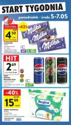 Gazetka promocyjna Intermarche - Gazetka - ważna od 07.05 do 07.05.2025 - strona 38 - produkty: Rum, Gin, Papier, Mirinda, Papier toaletowy, Pepsi, Rolki, Czekolada, Milka