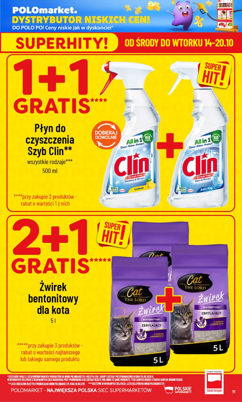 Gazetka promocyjna PoloMarket - Gazetka POLOmarket - ważna 14.10 do 20.10.2026 - strona 11 - produkty: Clin