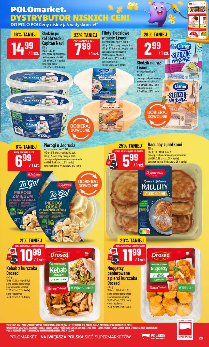 Gazetka promocyjna PoloMarket - Gazetka POLOmarket - ważna 14.10 do 20.10.2026 - strona 29 - produkty: Jabłka, Kebab, Kebab z kurczaka, Kurczak, Laur, Pierogi