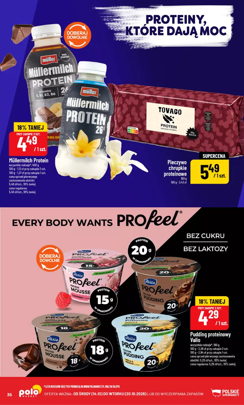 Gazetka promocyjna PoloMarket - Gazetka POLOmarket - ważna 14.10 do 20.10.2026 - strona 36 - produkty: Body, Chrupki, Piec, Pieczywo, Pieczywo chrupkie, Pudding