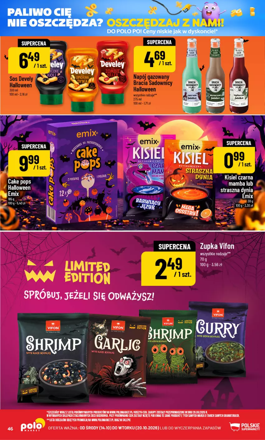 Gazetka promocyjna PoloMarket - Gazetka POLOmarket - ważna 14.10 do 20.10.2026 - strona 46 - produkty: Gra, Kisiel, Kosz, Mamba, Por, Rama