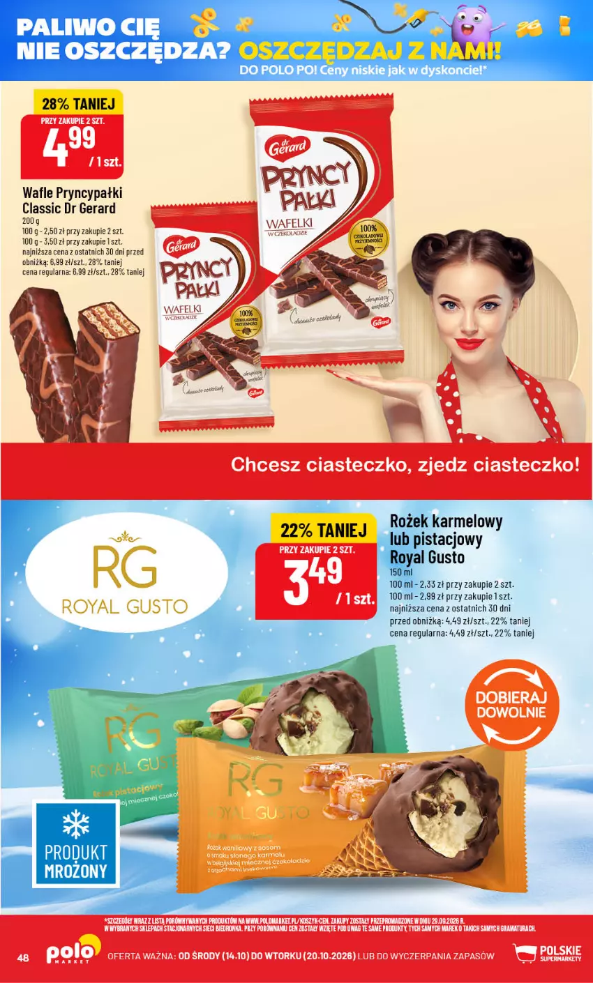 Gazetka promocyjna PoloMarket - Gazetka POLOmarket - ważna 14.10 do 20.10.2026 - strona 48 - produkty: Dr Gerard, Wafle