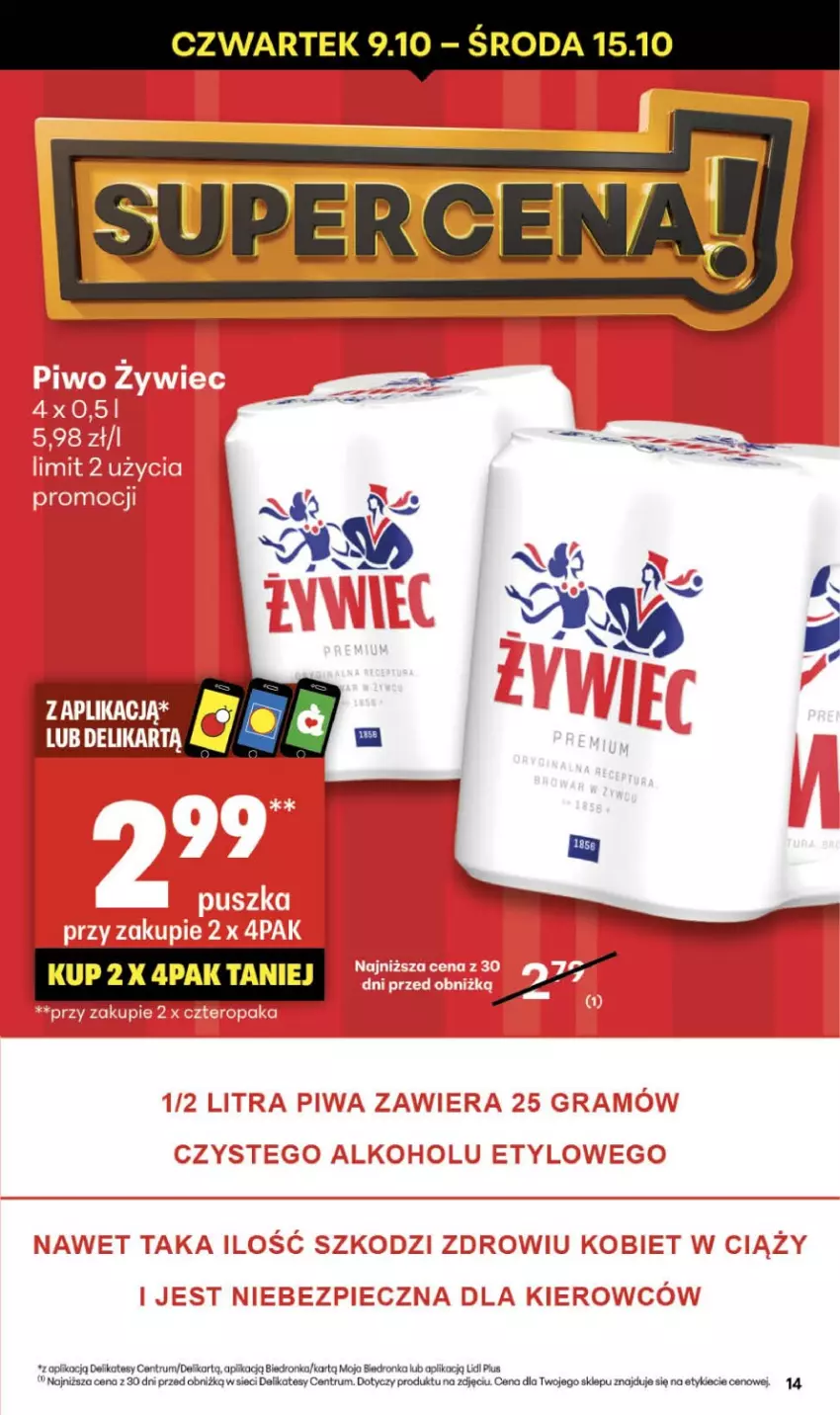 Gazetka promocyjna Delikatesy Centrum - Franczyza DC41 Czwartek - ważna 09.10 do 15.10.2025 - strona 14 - produkty: Rum