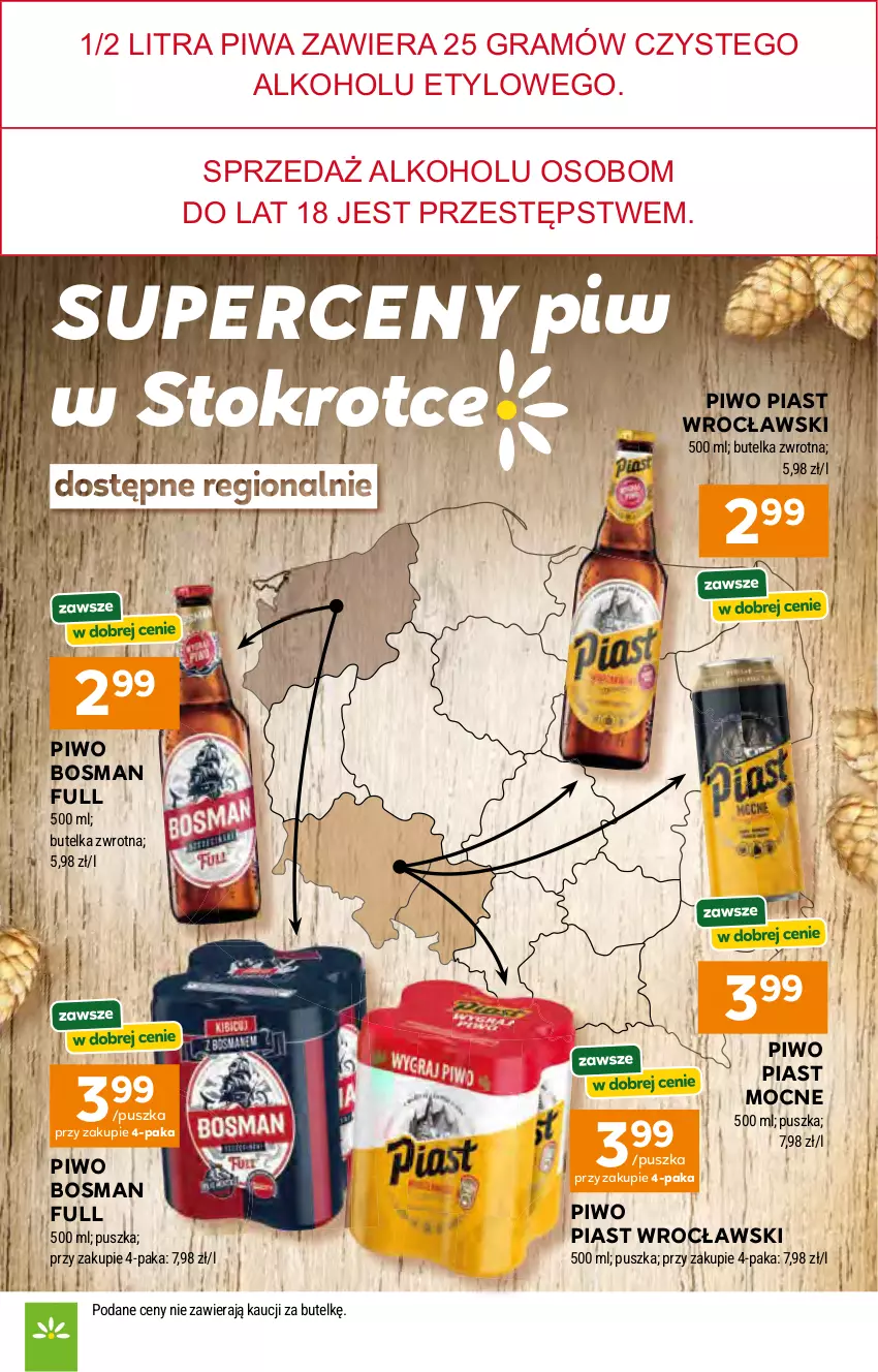 Gazetka promocyjna Stokrotka - Market - ważna 23.04 do 28.04.2026 - strona 9 - produkty: Gra, Piast, Piwa, Piwo