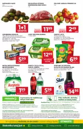 Gazetka promocyjna Stokrotka - Market - Gazetka - ważna od 28.04 do 28.04.2026 - strona 52 - produkty: Krakus, Warzywa, Ser, Mus, JBL, Gra, Telefon, Szynka wieprzowa, Perfum, Chipsy, O nas, Coca-Cola, Dres, Lody, Szynka, Optima, Silan, Płyn do płukania, Muszynianka, Zielona Budka, Fanta, Owoce, Woda niegazowana, Woda, Wagi, Sprite, Lay’s, Napój, Mięso, Jabłka, Fa