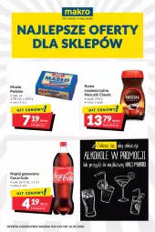 Gazetka promocyjna Makro - [Oferta promocyjna] Artykuły spożywcze i przemysłowe - Gazetka - ważna od 16.05 do 16.05.2022 - strona 1 - produkty: Nescafé, Kawa rozpuszczalna, Kawa, Coca-Cola, Napój gazowany, Masło, Napój