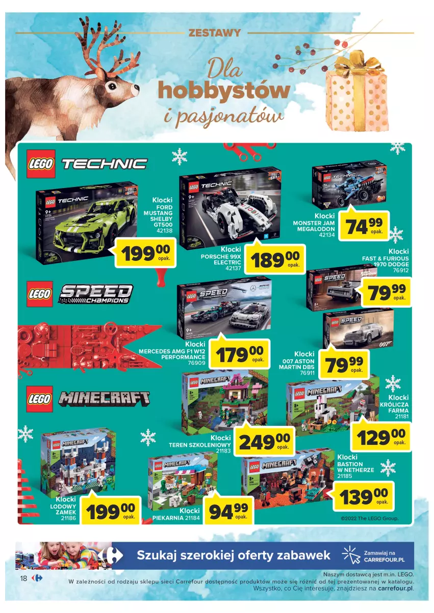 Gazetka promocyjna Carrefour - Gazetka Zabawki część 2 - ważna 29.11 do 24.12.2022 - strona 18 - produkty: Hobby, LEGO