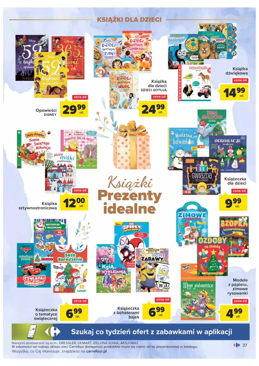 Gazetka promocyjna Carrefour - Gazetka Zabawki część 2 - ważna 29.11 do 24.12.2022 - strona 37 - produkty: Disney, Dres, Dzieci, Gra, Książka, Papier, Tera, Zabawka
