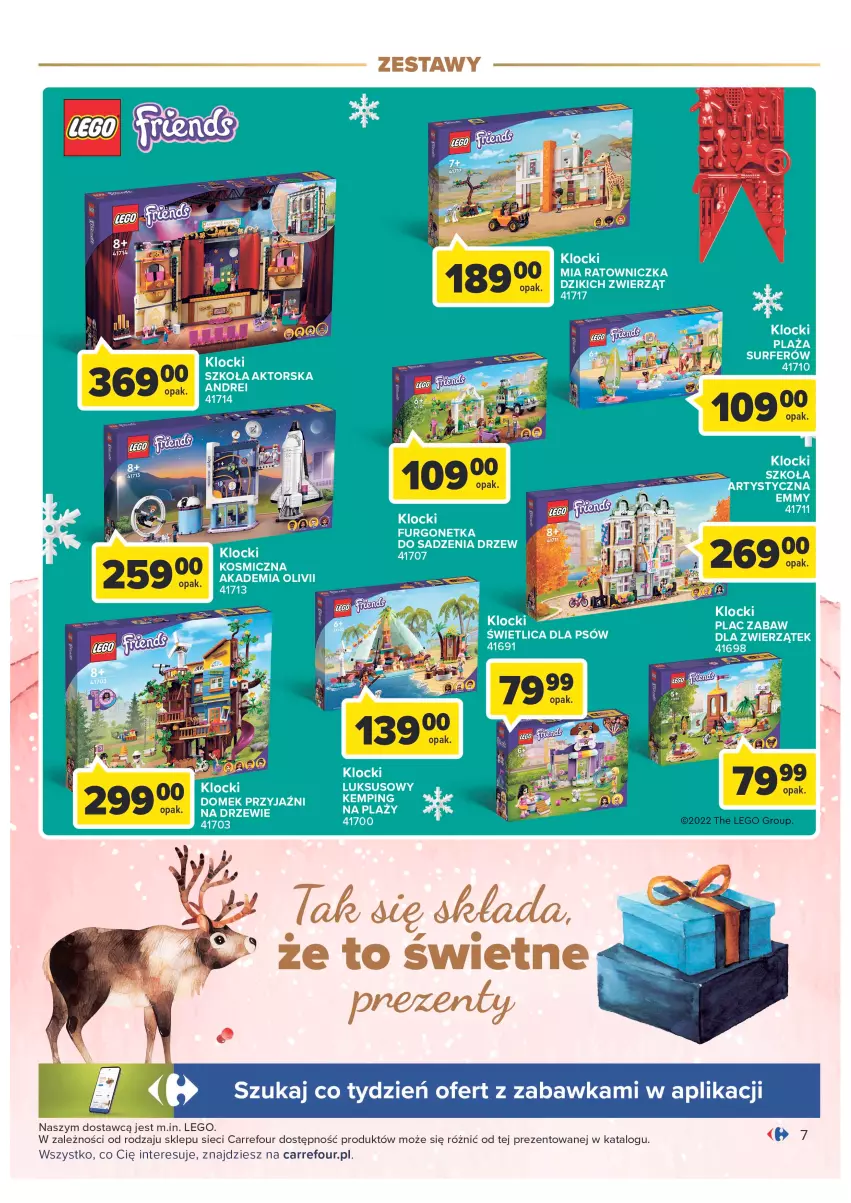 Gazetka promocyjna Carrefour - Gazetka Zabawki część 2 - ważna 29.11 do 24.12.2022 - strona 7 - produkty: Klocki, LEGO, Surf, Urgo