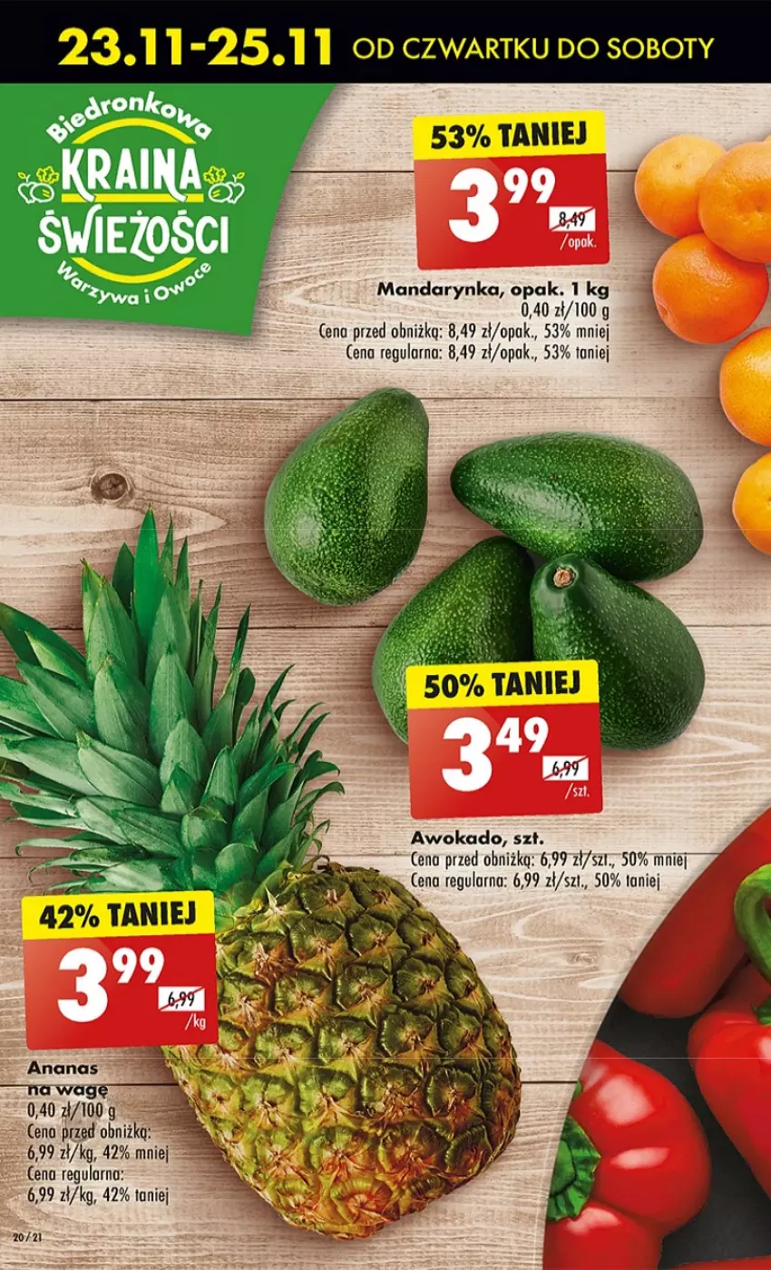 Gazetka promocyjna Biedronka - BlackFriday - ważna 23.11 do 29.11.2023 - strona 20 - produkty: Ananas