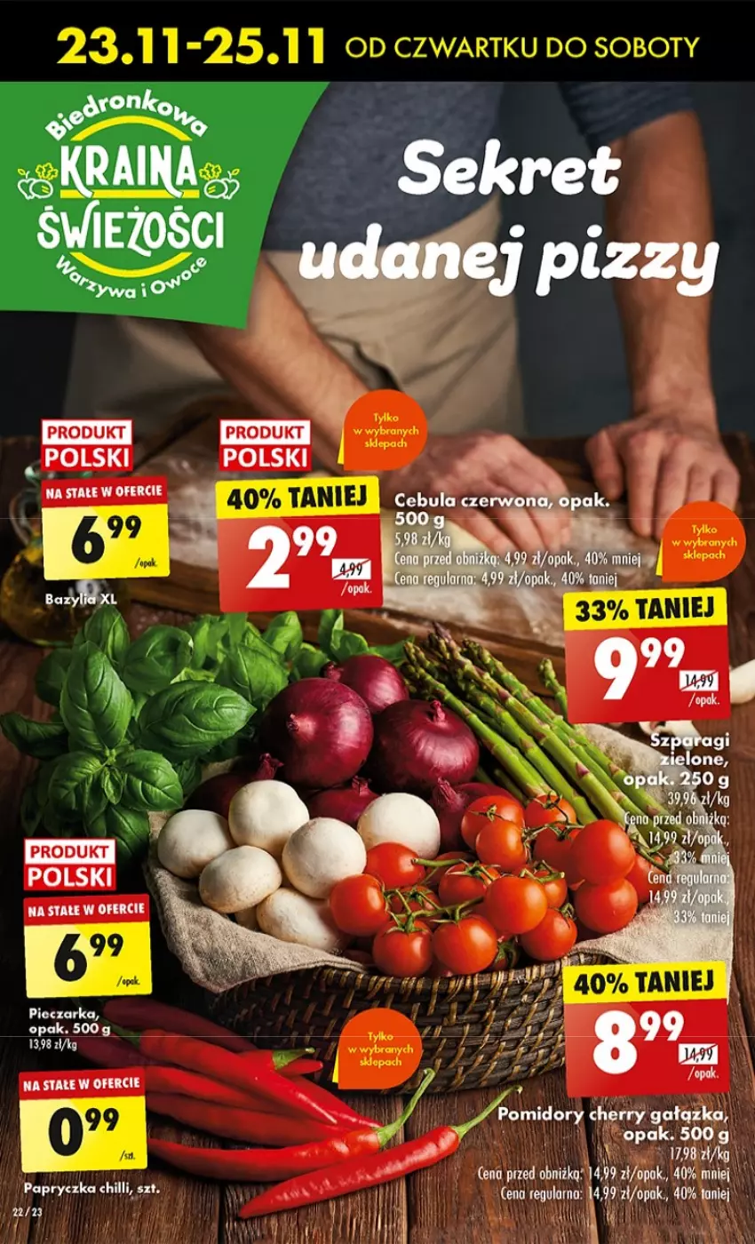 Gazetka promocyjna Biedronka - BlackFriday - ważna 23.11 do 29.11.2023 - strona 22 - produkty: Kret, Piec, Pieczarka, Por