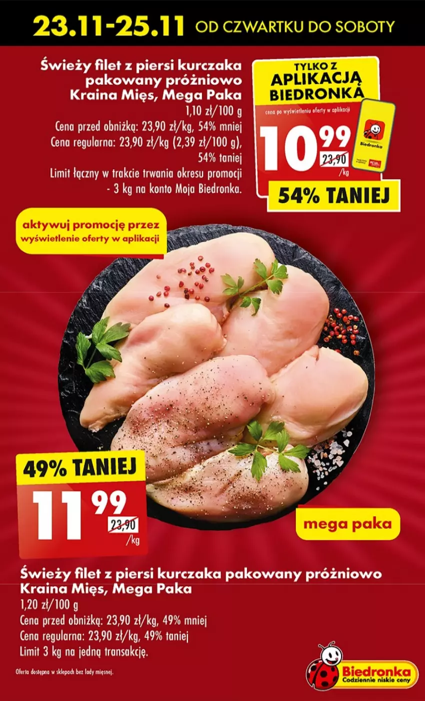 Gazetka promocyjna Biedronka - BlackFriday - ważna 23.11 do 29.11.2023 - strona 3 - produkty: EPEE, Fa, Filet z piersi kurczaka, Kurczak, Tran