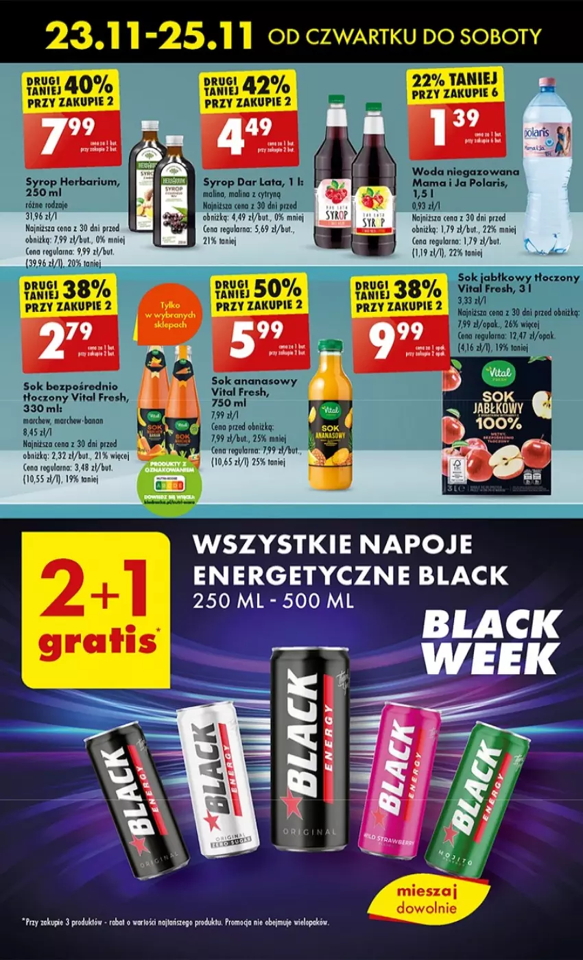 Gazetka promocyjna Biedronka - BlackFriday - ważna 23.11 do 29.11.2023 - strona 49 - produkty: Lack, Napoje