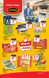 Gazetka promocyjna Arhelan - Gazetka - ważna od 03.07 do 03.07.2024 - strona 1 - produkty: Sok, Twaróg, Orzeszki, Jogurt, Parówki, Tera, Lody, Herbatniki, Rogal, Morliny, Fanta, Arbuz, Gala, Kakao, Berlinki, LG, Fa
