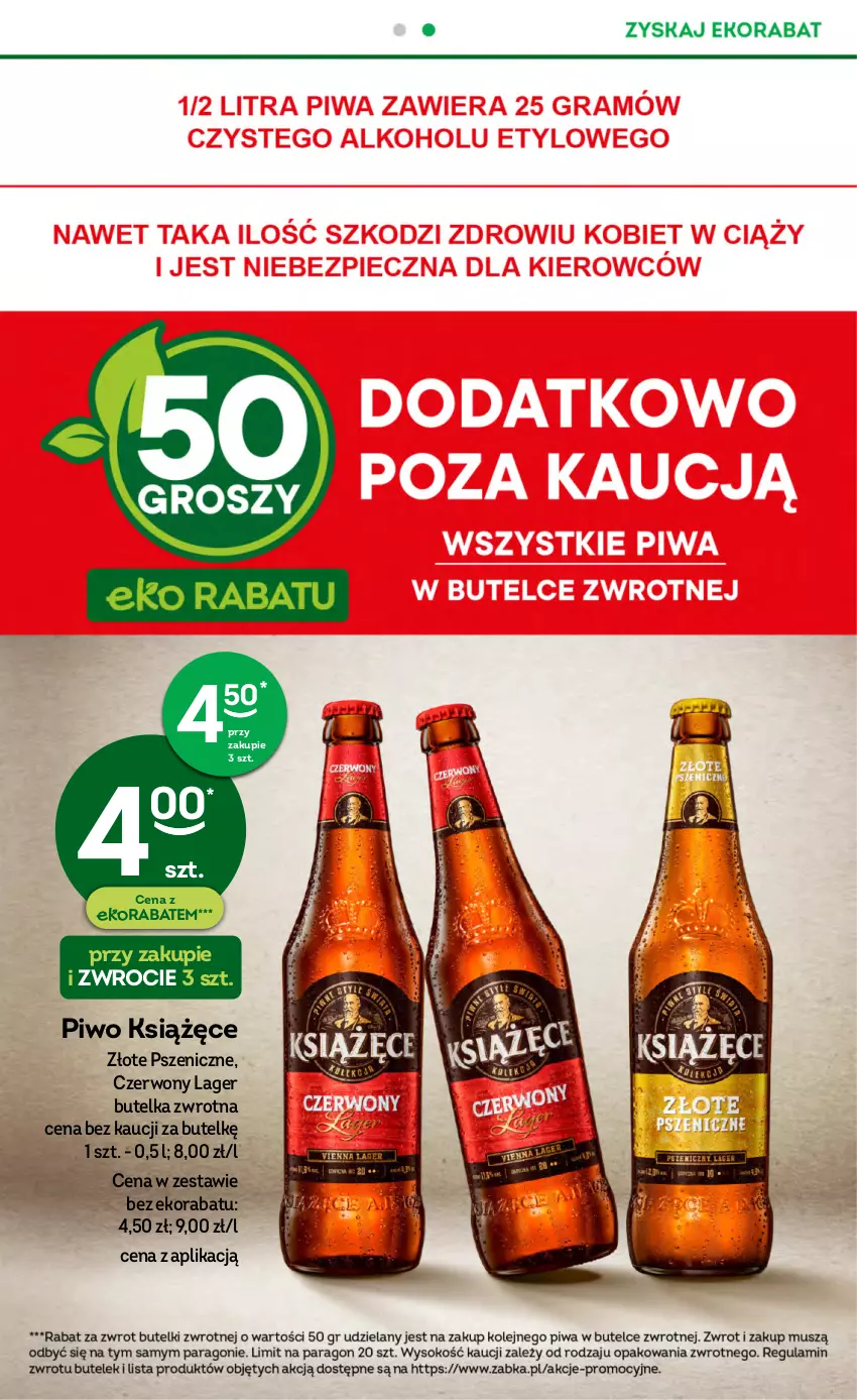 Gazetka promocyjna Żabka - ważna 09.08 do 15.08.2023 - strona 21 - produkty: Książęce, Piwo