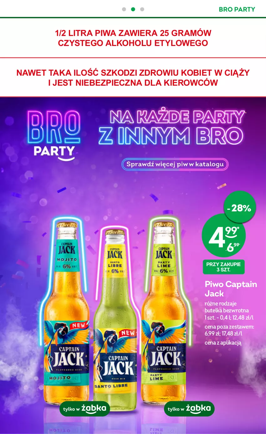 Gazetka promocyjna Żabka - ważna 09.08 do 15.08.2023 - strona 23 - produkty: Captain Jack, Gra, Piec, Piwa, Piwo