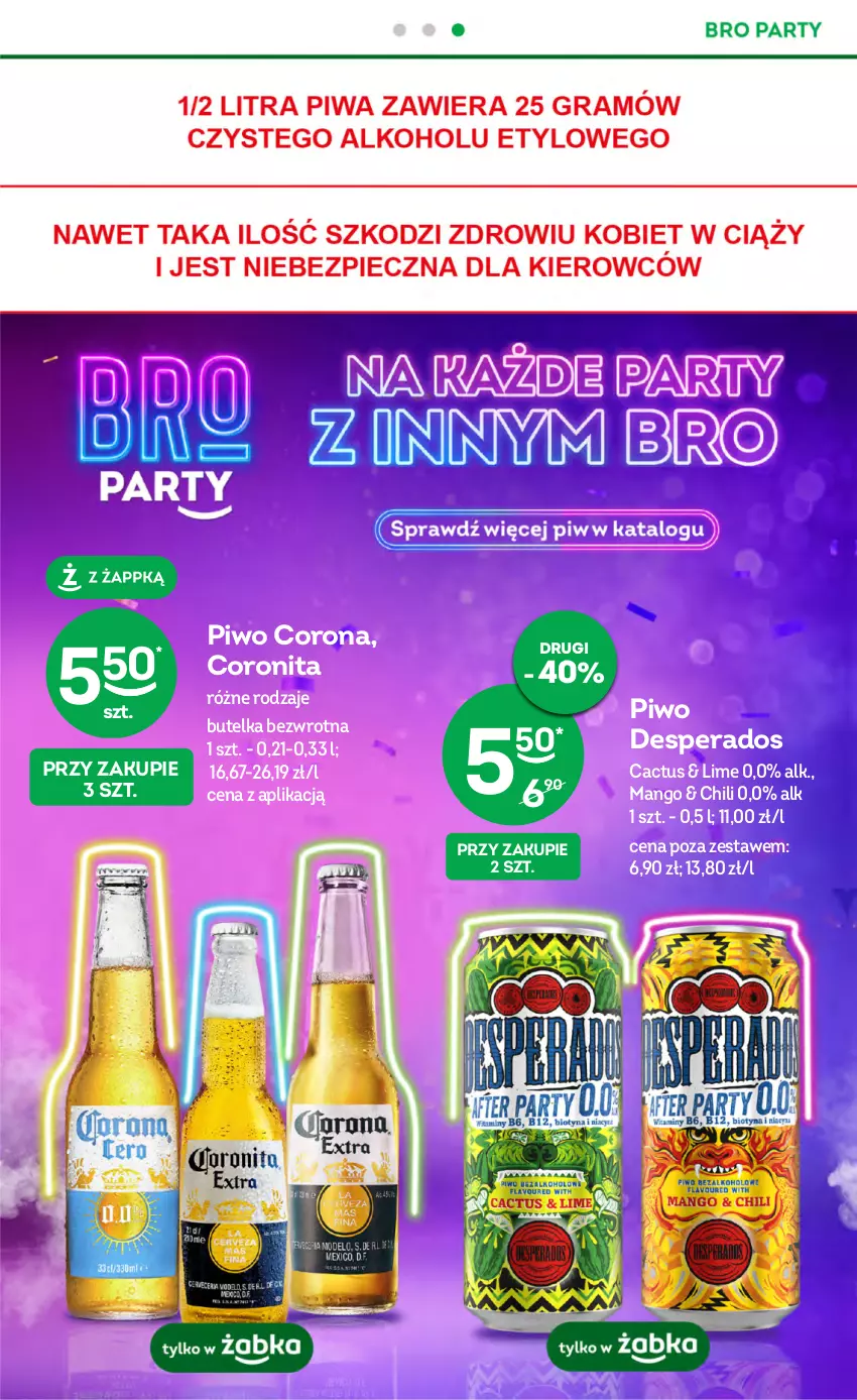 Gazetka promocyjna Żabka - ważna 09.08 do 15.08.2023 - strona 24 - produkty: Desperados, Mango, Piwo