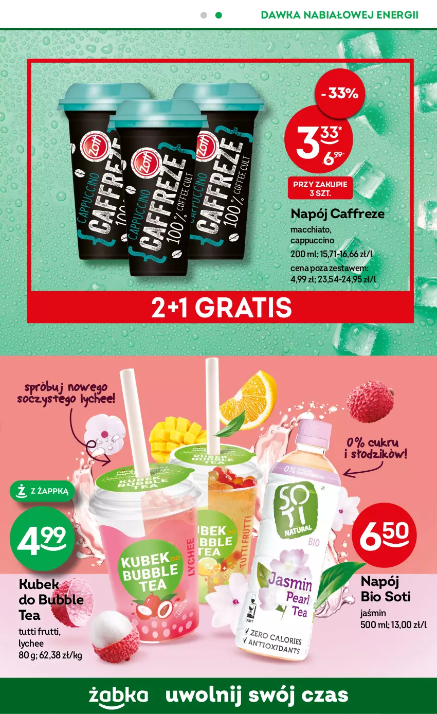 Gazetka promocyjna Żabka - ważna 09.08 do 15.08.2023 - strona 43 - produkty: Cappuccino, Chia, Gra, Kubek, Napój