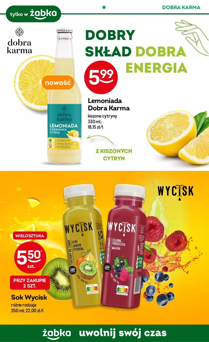 Gazetka promocyjna Żabka - ważna 09.08 do 15.08.2023 - strona 46 - produkty: Cytryny, Lemoniada, Sok