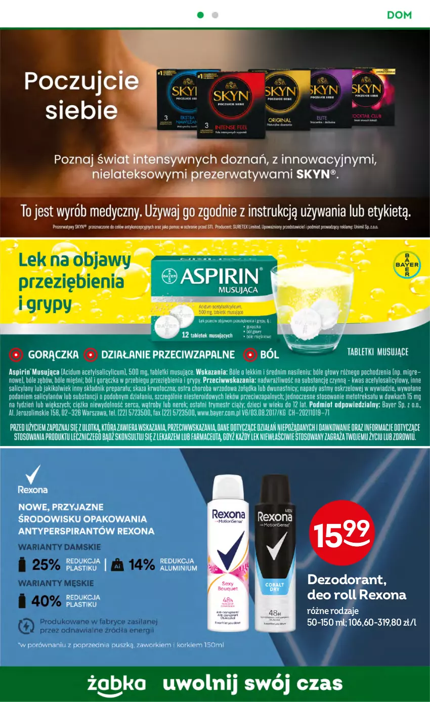 Gazetka promocyjna Żabka - ważna 09.08 do 15.08.2023 - strona 57 - produkty: Dezodorant, Rexona