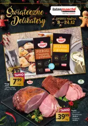 Gazetka promocyjna Intermarche - Gazetka Intermarche - Gazetka - ważna od 24.12 do 24.12.2022 - strona 1 - produkty: Pierogi, Szynka