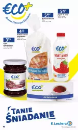 Gazetka promocyjna E Leclerc - Gazetka - ważna od 28.01 do 28.01.2024 - strona 10 - produkty: Calcium, Gin, Jogurt, Bułeczki, Herbata czarna, Dżem, Bułeczki mleczne, Herbata