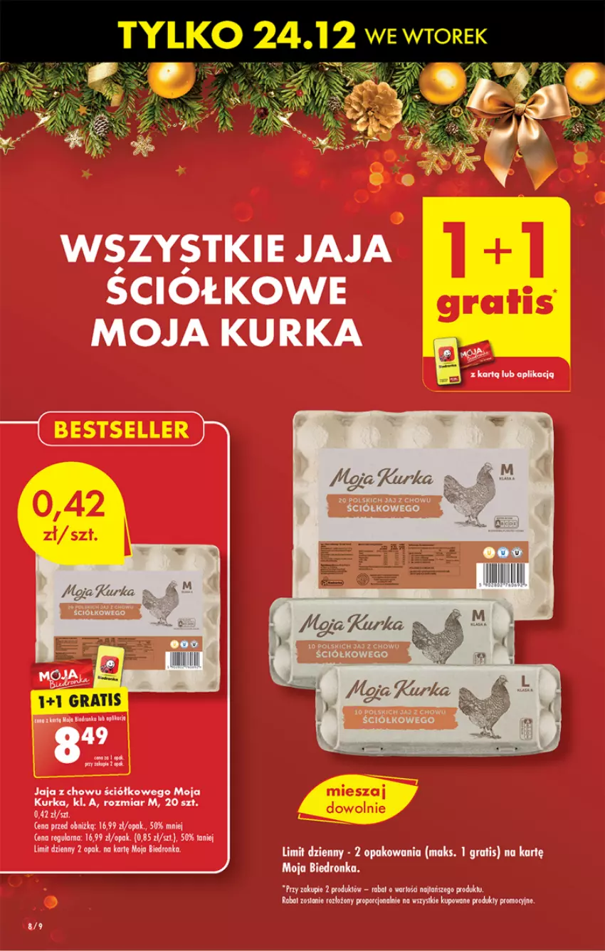 Gazetka promocyjna Biedronka - Od Poniedziałku - ważna 23.12 do 28.12.2024 - strona 10 - produkty: Fa, Gra, Jaja, Por