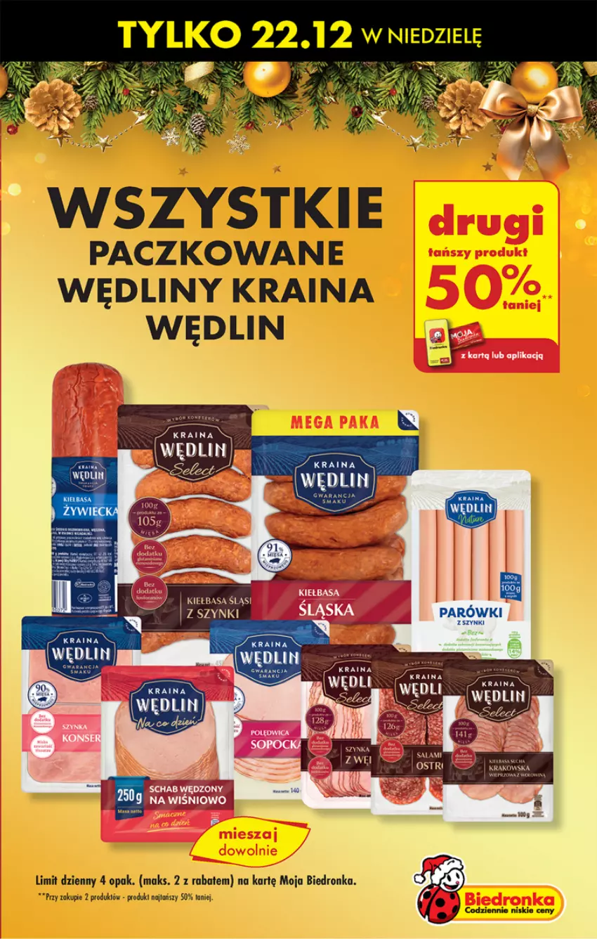 Gazetka promocyjna Biedronka - Od Poniedziałku - ważna 23.12 do 28.12.2024 - strona 13 - produkty: Fa, Kiełbasa, LANA, Parówki