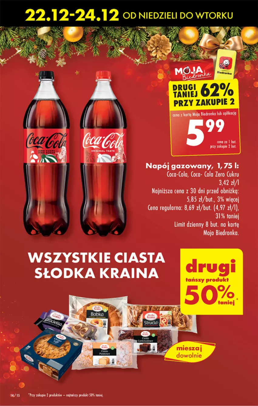 Gazetka promocyjna Biedronka - Od Poniedziałku - ważna 23.12 do 28.12.2024 - strona 16 - produkty: Gin, Napój, Napój gazowany