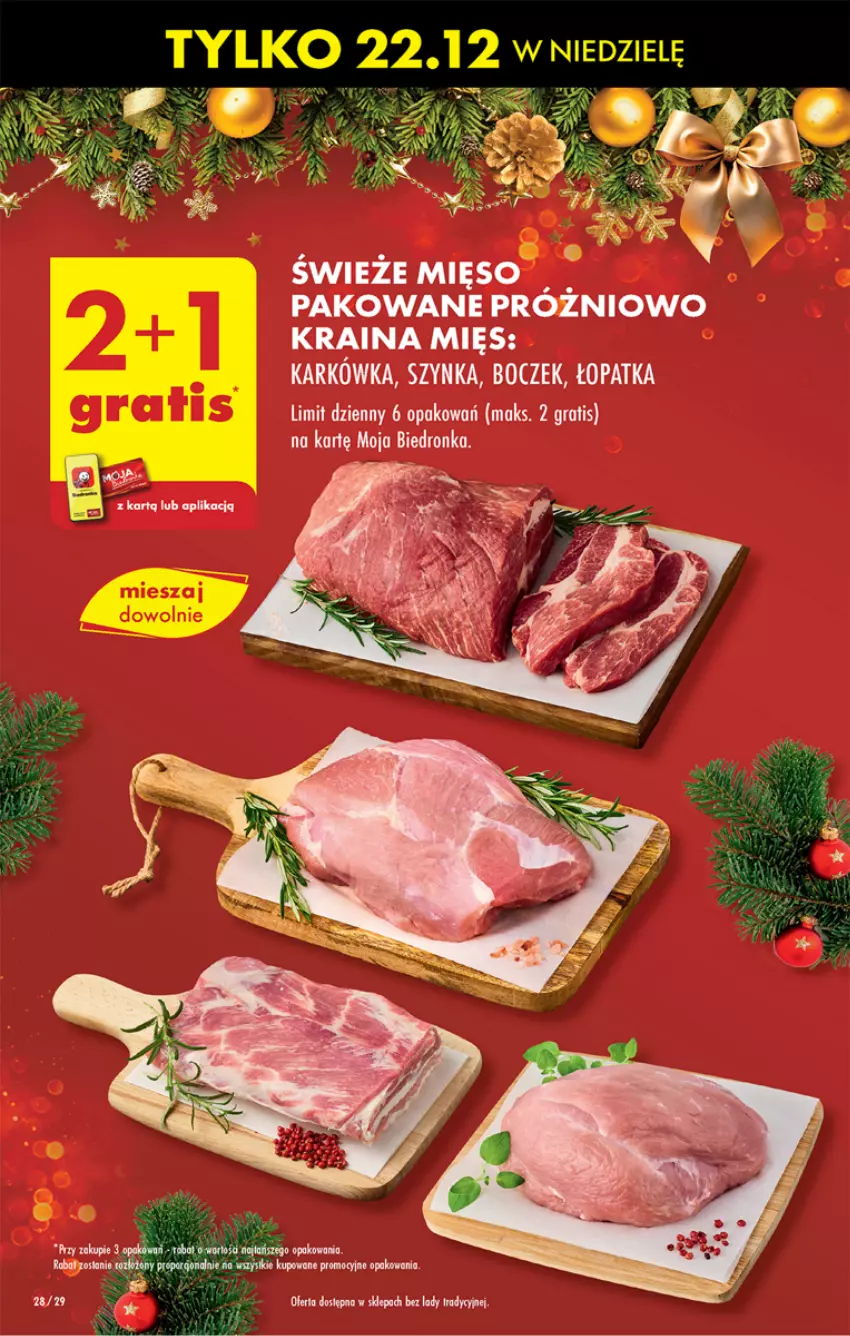 Gazetka promocyjna Biedronka - Od Poniedziałku - ważna 23.12 do 28.12.2024 - strona 34 - produkty: Boczek, Gra, Mięso, Szynka