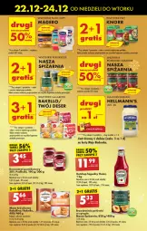 Gazetka promocyjna Biedronka - Od Poniedziałku - Gazetka - ważna od 28.12 do 28.12.2024 - strona 49 - produkty: Majonez, Ketchup, Koncentrat pomidorowy, Sos, Ser, Por, Gra, Ba!, Masa krówkowa, Babuni, Galaretki, Syrop, Deser, Pudliszki, Mydło, Wagi, Gala, Pomidory, Heinz