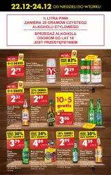 Gazetka promocyjna Biedronka - Od Poniedziałku - Gazetka - ważna od 28.12 do 28.12.2024 - strona 59 - produkty: Piwa, Piwo, Por, Gra, Tyskie, EPEE, Limonka, Fa