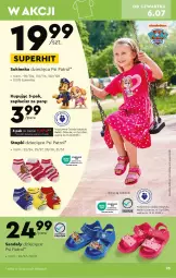 Gazetka promocyjna Biedronka - Gazetka - ważna od 15.07 do 15.07.2023 - strona 25 - produkty: Top, Sandał, Dzieci, Sukienka, Psi Patrol
