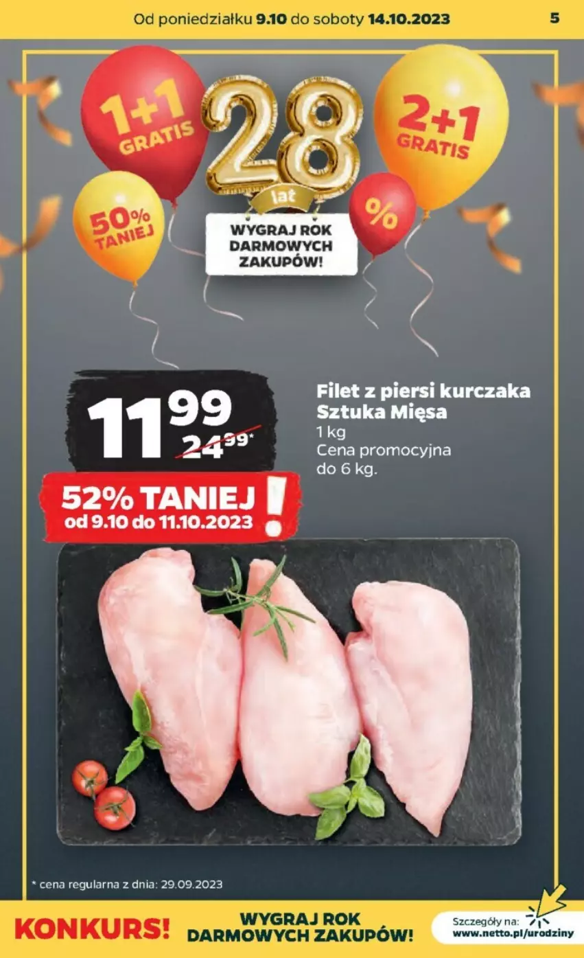 Gazetka promocyjna Netto - ważna 09.10 do 15.10.2023 - strona 27 - produkty: Filet z piersi kurczaka, Kurczak