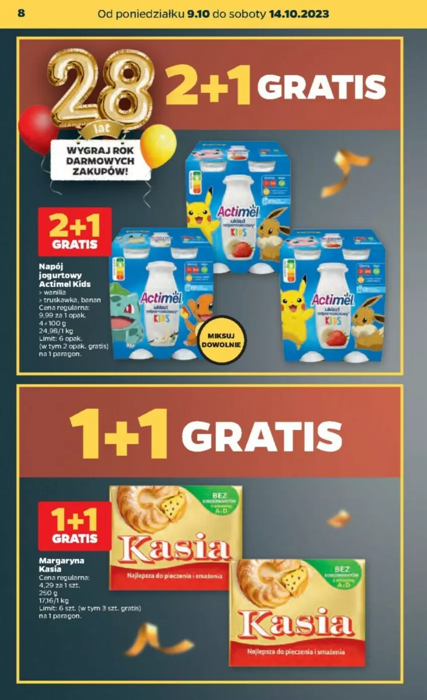 Gazetka promocyjna Netto - ważna 09.10 do 15.10.2023 - strona 30 - produkty: Actimel, Gra, Margaryna, Por