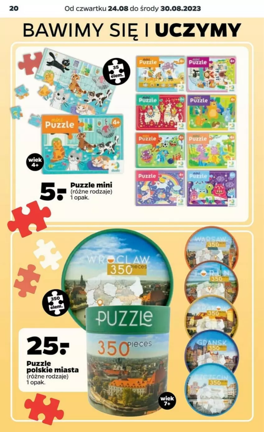 Gazetka promocyjna Netto - ważna 24.08 do 30.08.2023 - strona 6 - produkty: Fa, Piec, Puzzle