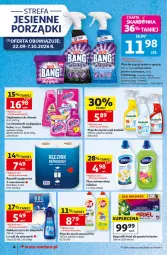 Gazetka promocyjna Auchan - 30 Lat Supermarket - Gazetka - ważna od 30.09 do 30.09.2026 - strona 4 - produkty: Ludwik, Sól, Por, Pur, Do mycia naczyń, Papier, Cillit Bang, Płyn do mycia naczyń, Odplamiacz, Ręcznik, Rolki, Chusteczki, Płyn do mycia, Vanish, Zmywarki, Sidolux, Ręczniki papierowe, Ariel, Fa